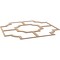 Ekena Millwork 33W x 33H x 14T Small Bradley Decorative Fretwork Wood Ceiling Panels, Hickory CELW33X33X0250BRDHI - alternate 7